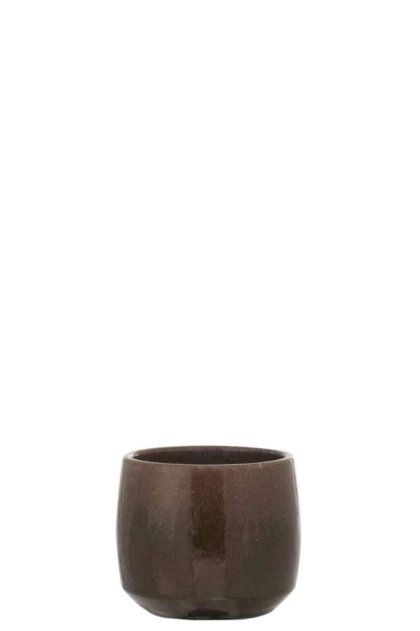 FLOWER POT BORDER CERAMIC GREEN SMALL