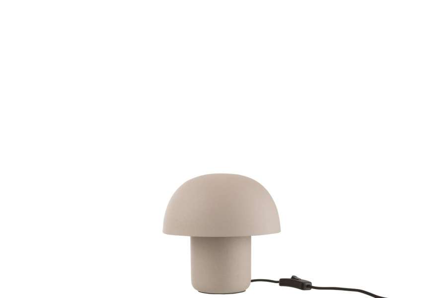 TABLE LAMP IRON GREIGE SMALL