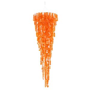 HANGER CAPIZ ORANGE LARGE
