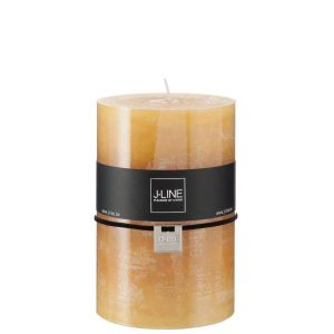 CYLINDER CANDLE OCHRE XL -95H