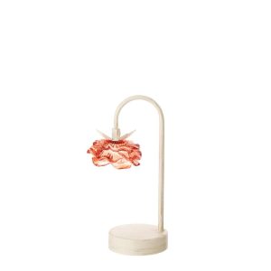 TABLE LAMP LED FLOWER IRON ORANGE/OFF-WHITE SMALL