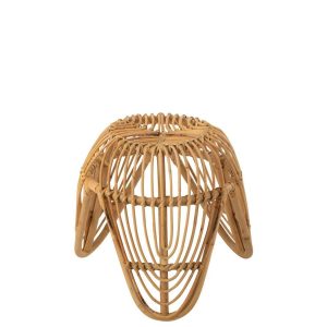 STOOL LEA RATTAN NATURAL