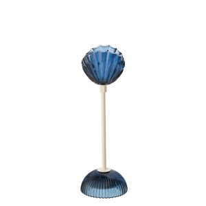 TABLE LAMP LED SHELL IRON BLUE/WHITE SMALL