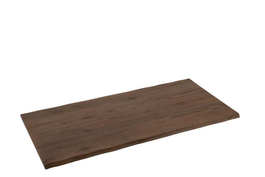 TABLE TOP OAK WOOD BROWN SMALL