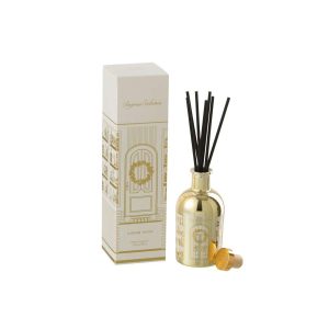 REED DIFFUSER SURPRISE WINDOW FRAGRANCE OIL WHITE/GOLD COLORED