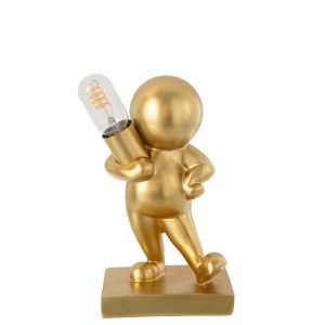 TABLE LAMP MARCEL LIMEPOWDER GOLD COLORED