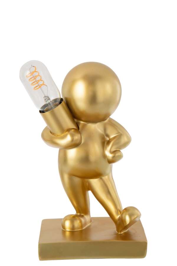 TABLE LAMP MARCEL LIMEPOWDER GOLD COLORED