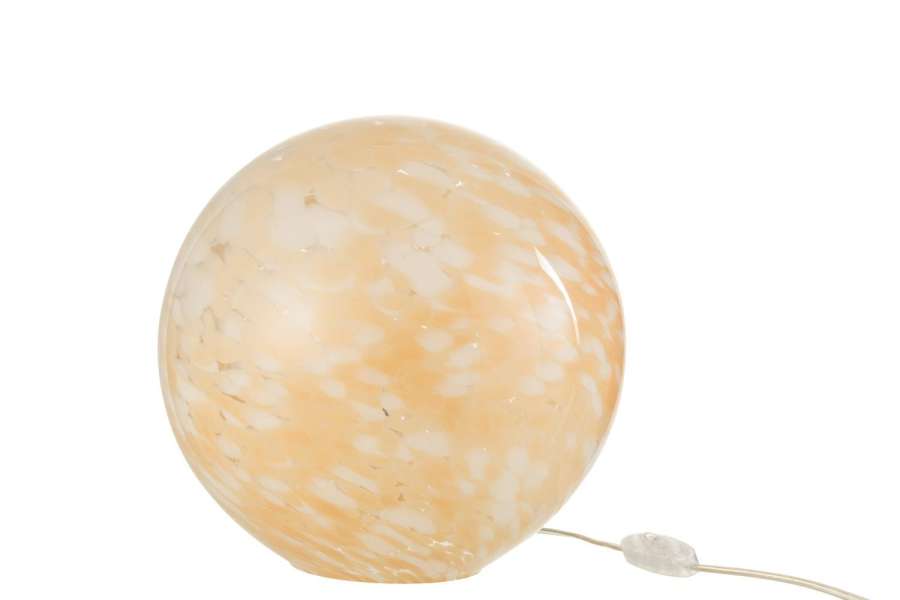 LAMP MELISSA ROUND GLASS BEIGE LARGE