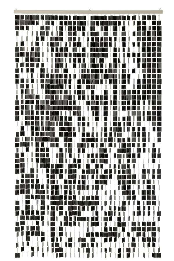 CURTAIN SQUARE PVC BLACK