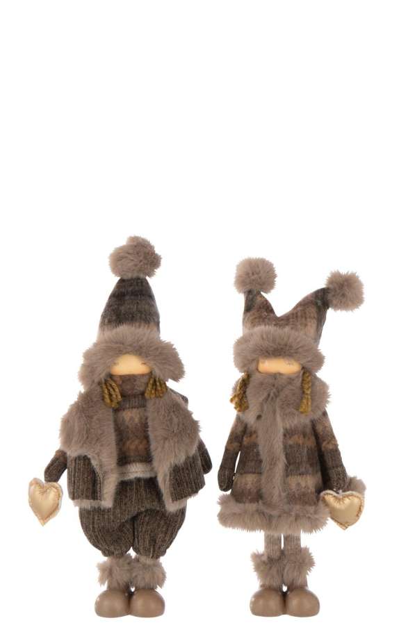 BOY/GIRL STAR IN HAND POLYESTER MULTICOLORED SMALL ASSORTMENT OF 2