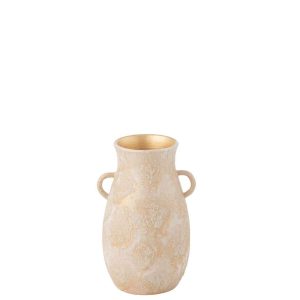 VASE AMPHORE TERRA ROSE GOLD  MEDIUM
