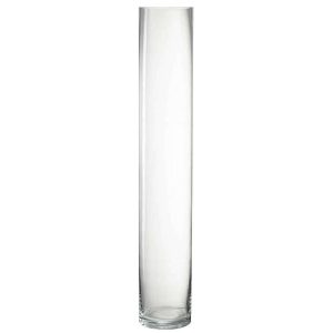 VASE CYLINDER GLASS TRANSPARENT LARGE