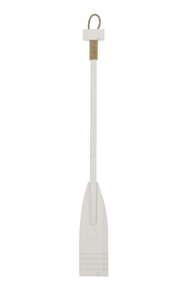 PADDLE DECORATIVE PINEWOOD/ROPE WHITE