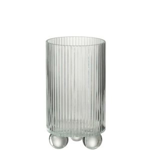 HURRICANE CLARA GLASS  TRANSPARENT LARGE