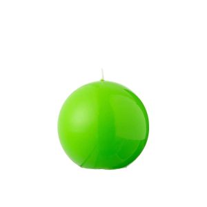 CANDLE BALL WAX FLUO GREEN-30 HOURS