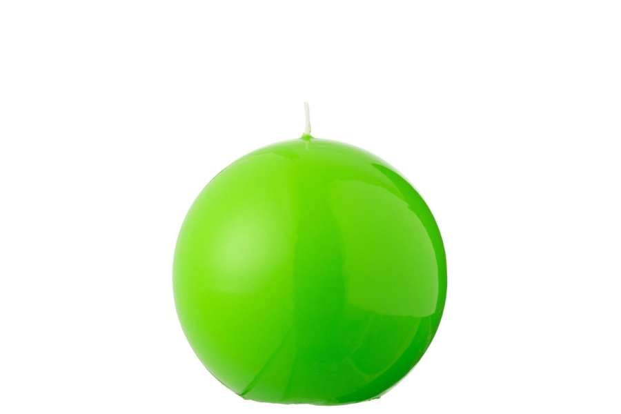 CANDLE BALL WAX FLUO GREEN-30 HOURS