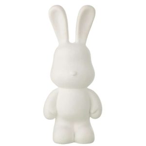 RABBIT EDDY POLYRESIN WHITE LARGE