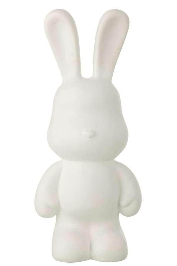 RABBIT EDDY POLYRESIN WHITE LARGE