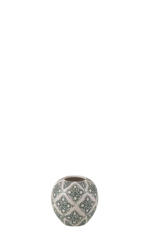 VASE KOUSA BALL PORCELAIN BLUE/WHITE