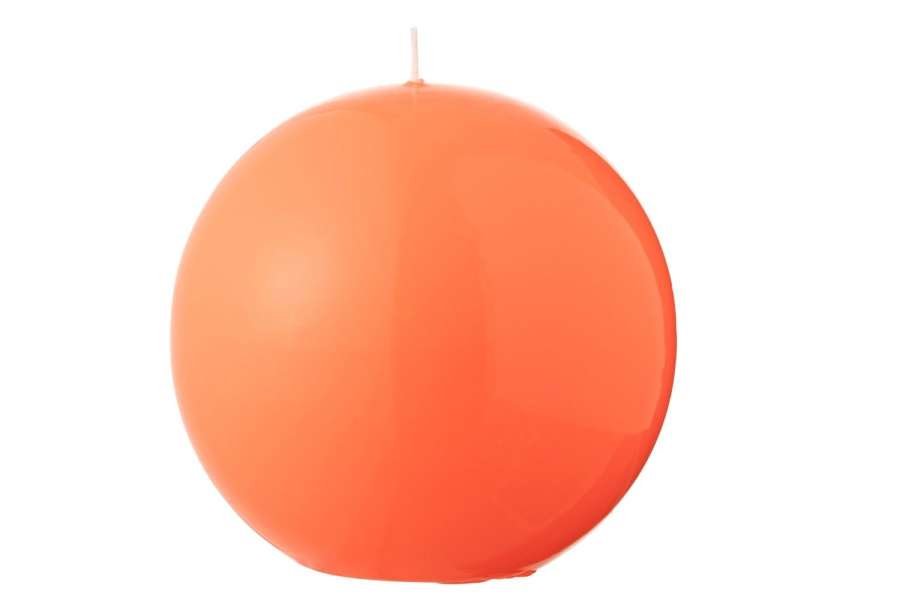 CANDLE BALL WAX FLUO RED-50 HOURS