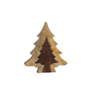 TREE PUZZLE WOOD BROWN/NATURAL LARGE