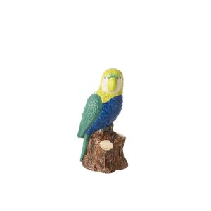 BIRD PARROT CERAMIC GREEN/BLUE