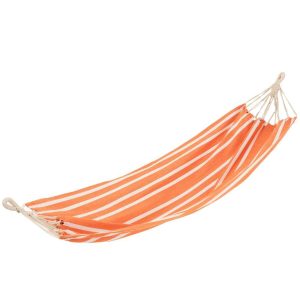 HAMMOCK STRIPES COTTON/POLYESTER ORANGE/WHITE
