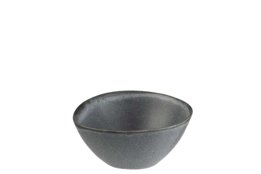 BOWL LOUISE CERAMIC GREY MEDIUM