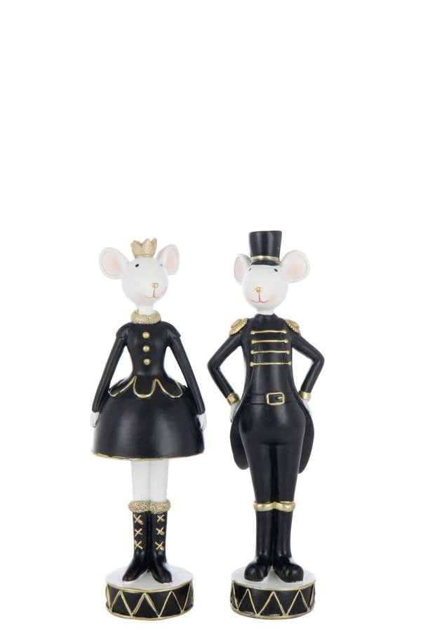 MOUSE MUSICIAN POLYRESIN MULTICOLORED LARGE ASSORTMENT OF 2