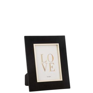PHOTO FRAME DITA VELVET BLACK MEDIUM