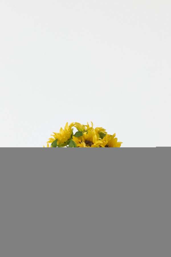 SUNFLOWER BOUQUET TEXTILE YELLOW