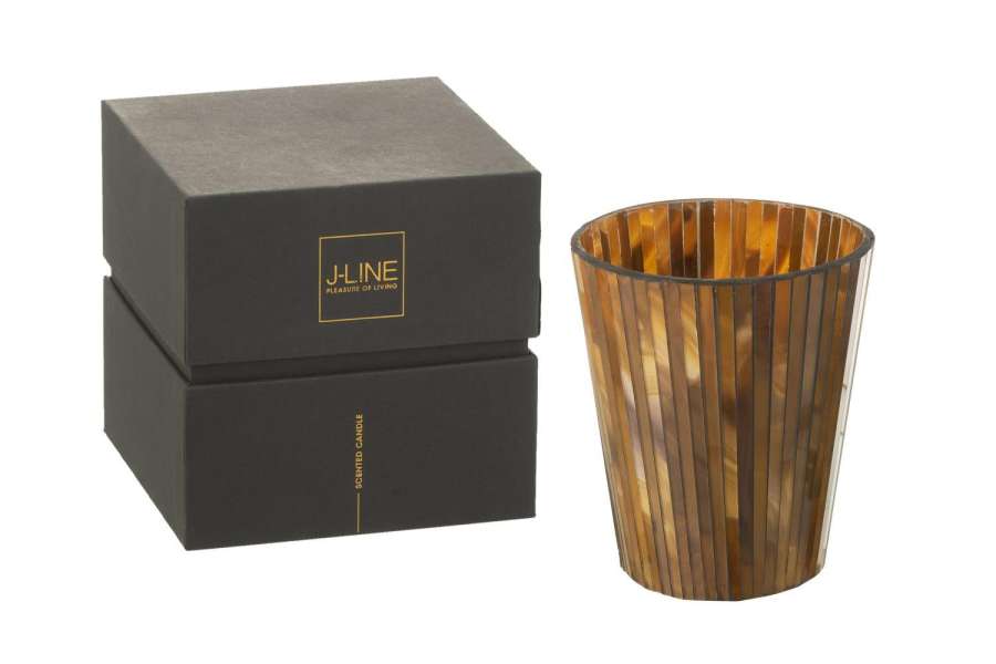 SCENTED CANDLE NOA ZESTY SUNBURST OCHRE LARGE-60H