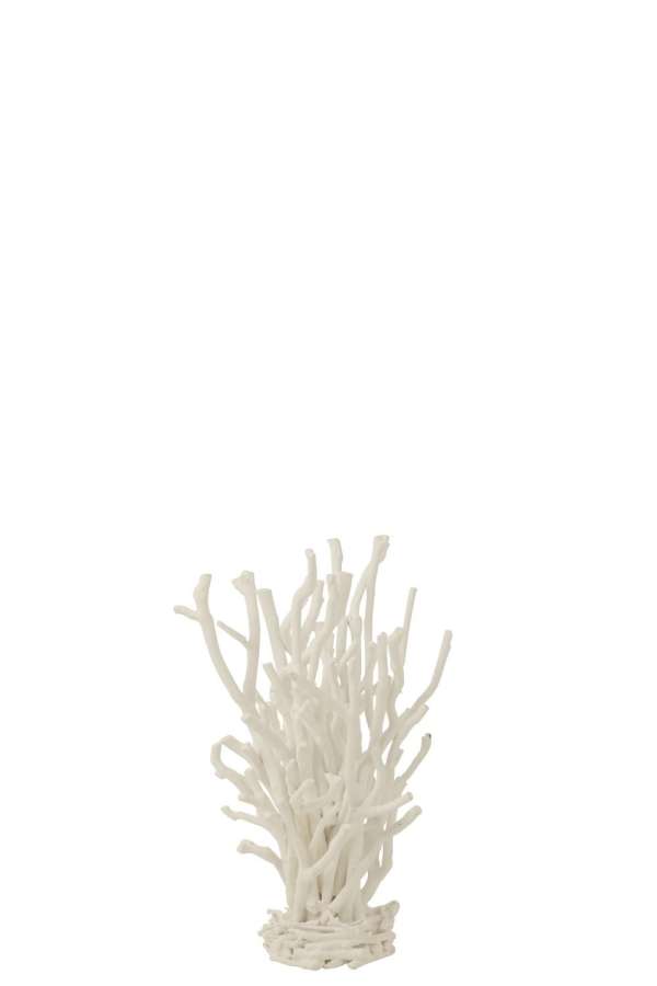 DECO TEATREE WOOD WHITE SMALL