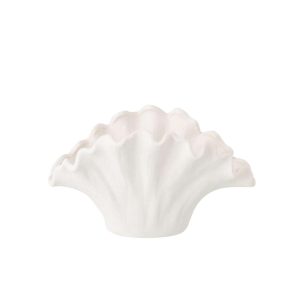 VASE FLOWER PORCELAIN WHITE SMALL