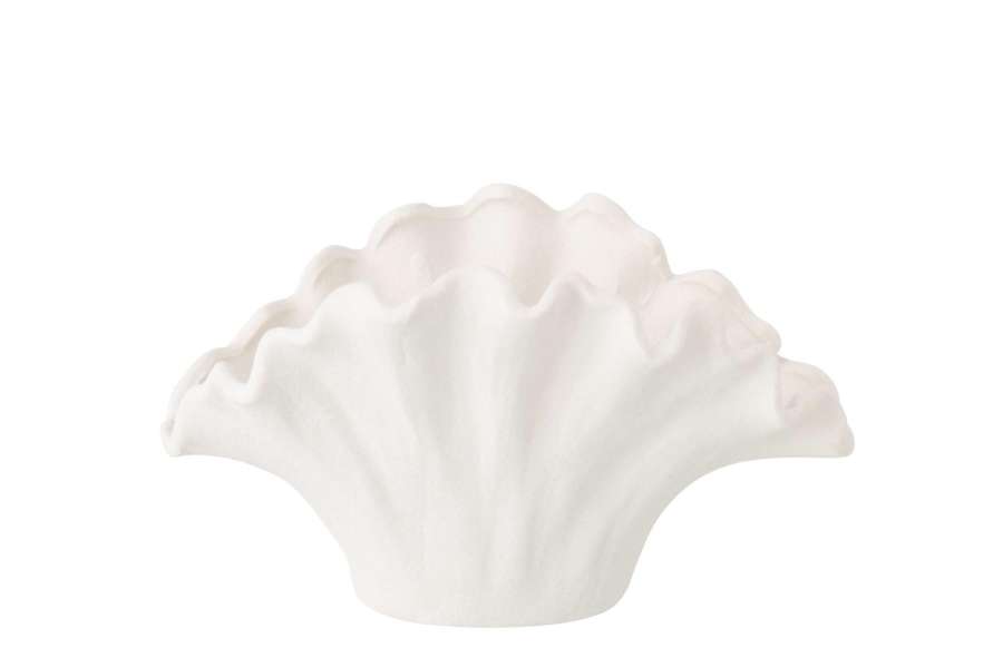 VASE FLOWER PORCELAIN WHITE SMALL