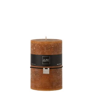 CYLINDER CANDLE  CARAMEL XL 95H