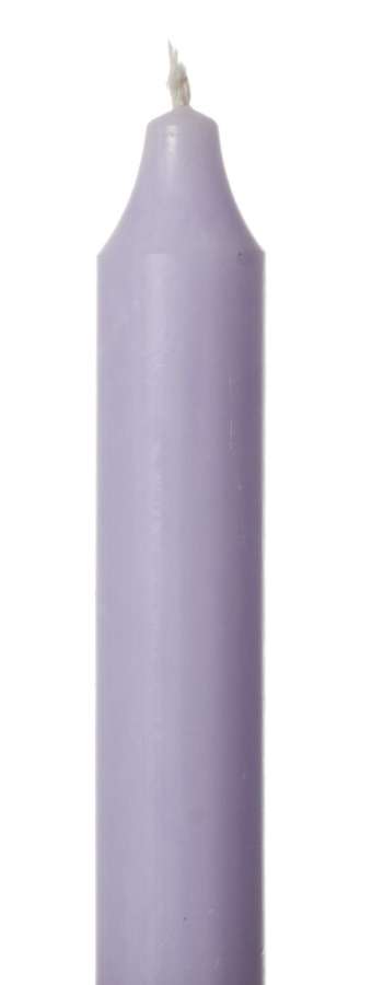 Kronelys Rustikk 2,2X30Cm 66 Lys Lilla