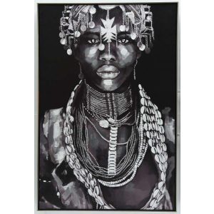 Maleri m/ramme 80x120cm