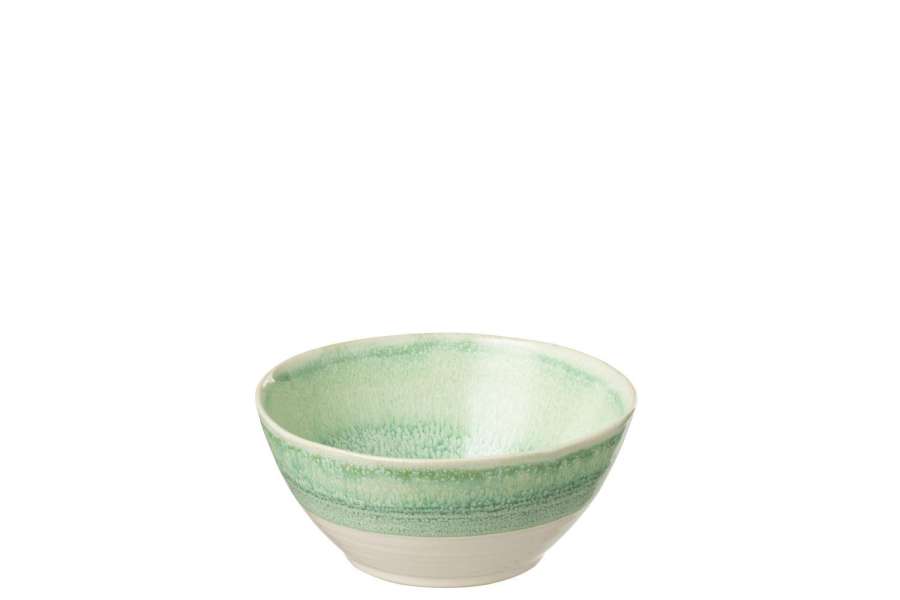 BOWL LARA PORCELAIN GREEN SMALL