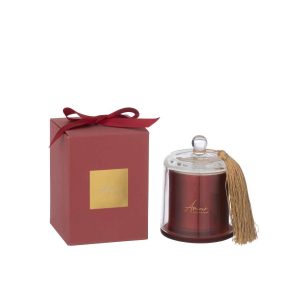 SCENTED CANDLE BELL AMOUR RED SMALL-30HOURS