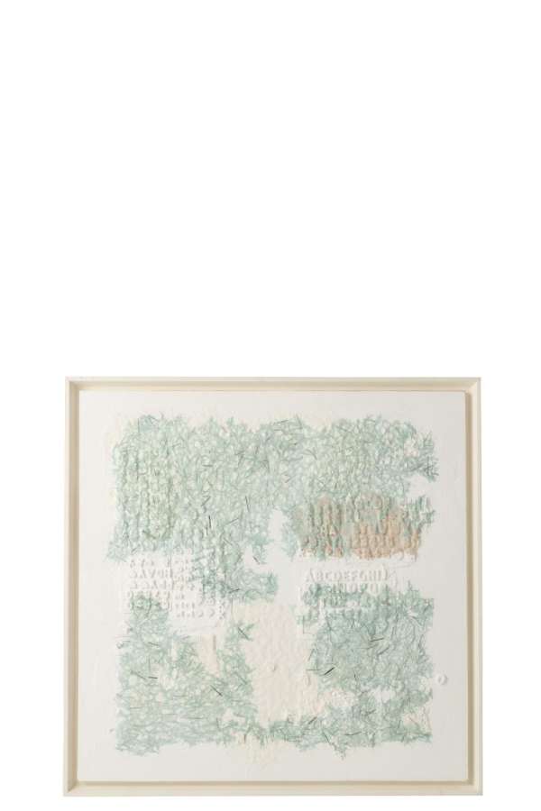 PAINTING PLASTER PINEWOOD WHITE/LIGHT GREEN