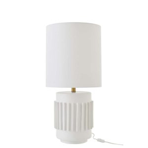 TABLE LAMP CERAMIC WHITE