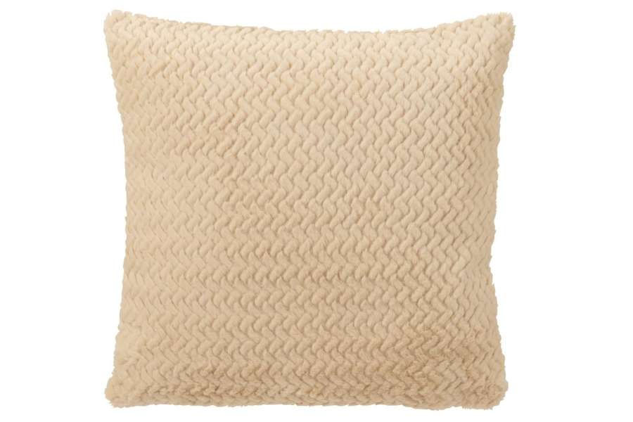 CUSHION POLYESTER BEIGE
