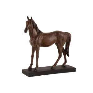HORSE POLY BROWN LARGE