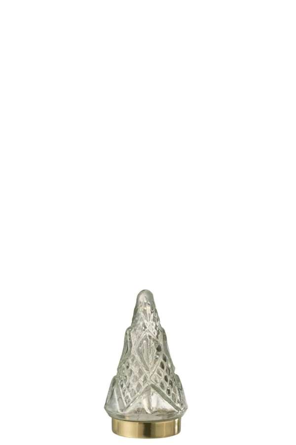 XMAS TREE LED GLASS TRANSPARENT EXTRA SMALL