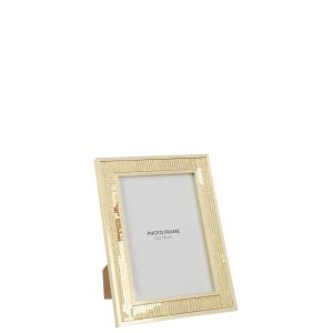 PHOTO FRAME MIRROR 13X18CM GLASS GOLD COLORED LARGE
