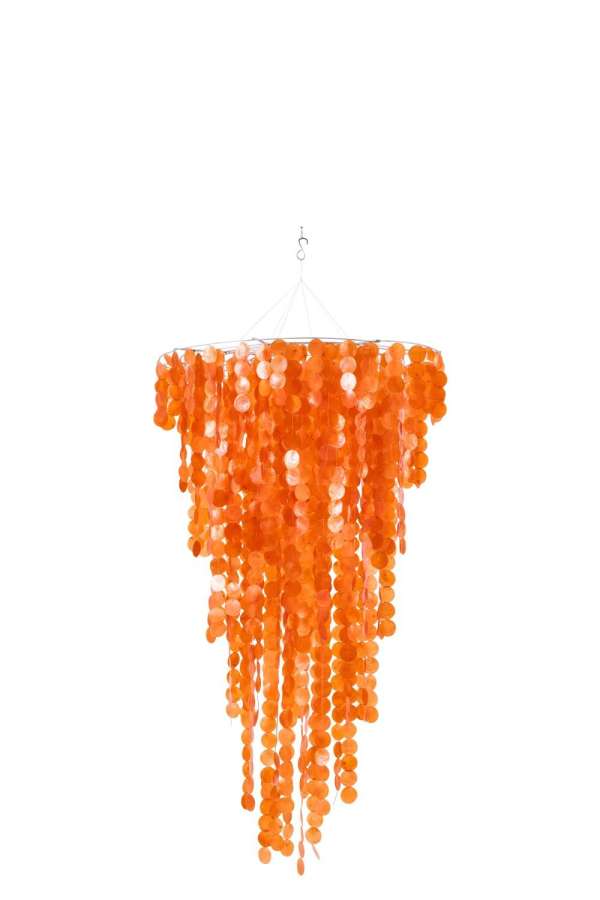 HANGER CAPIZ ORANGE SMALL