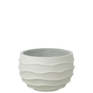 FLOWERPOT WAVES + OUTDOOR SAND WHITE SMALL
