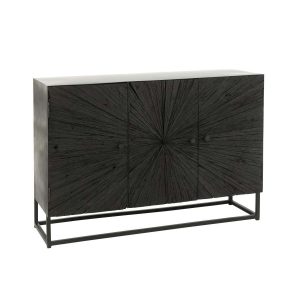 BUFFET SHANIL WOOD/IRON BLACK