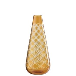 VASE GLASS GOLD SMALL